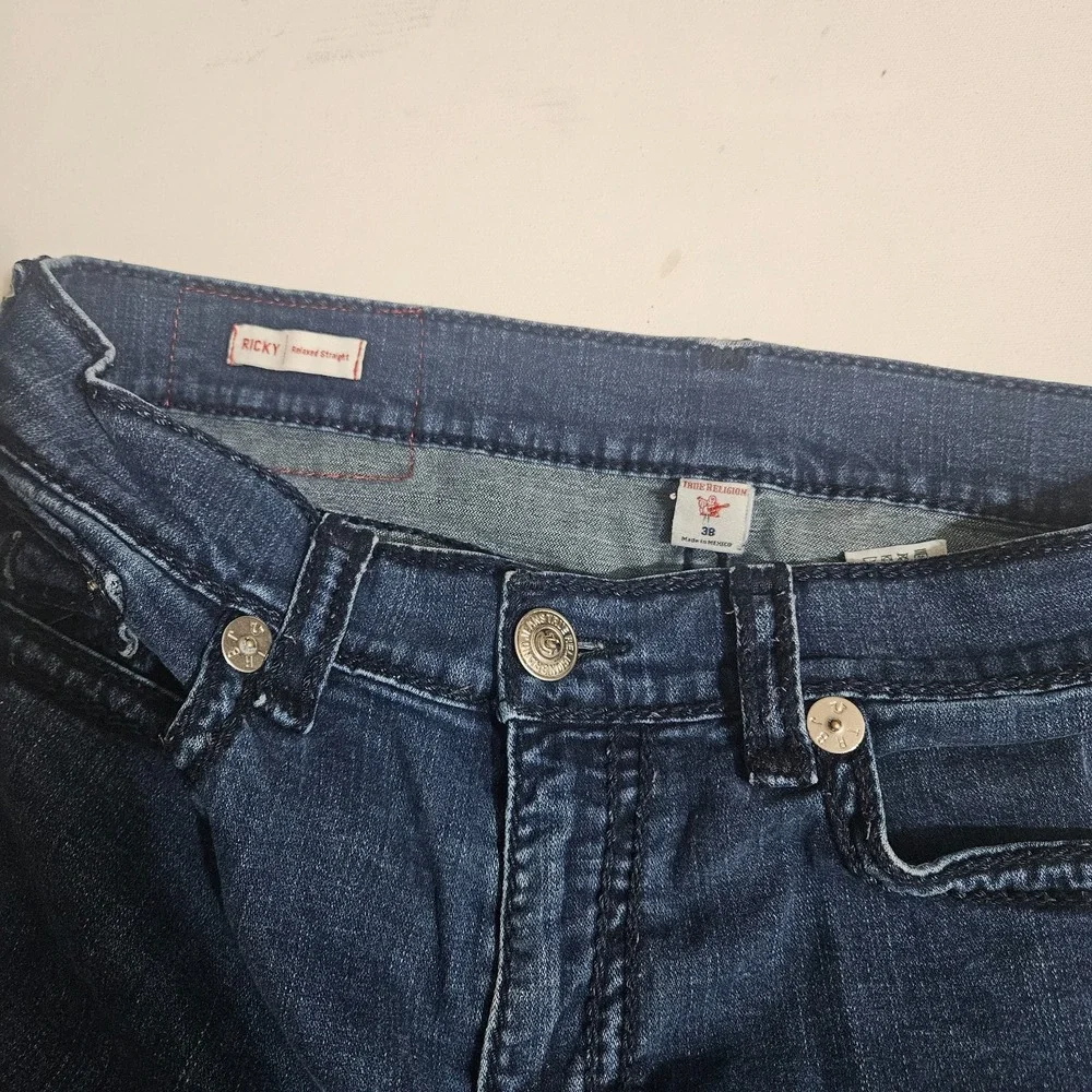 True Religion Ricky World Tour Men's Straight Leg Denim Jeans